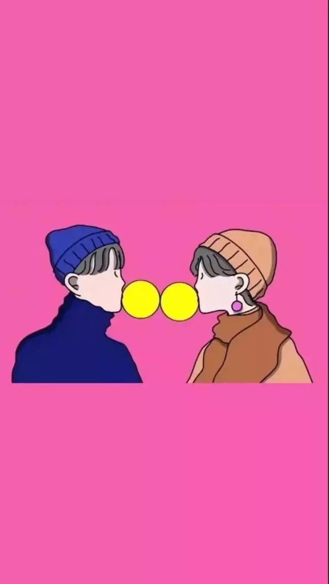 抖音情侣壁纸这世界车水马龙我只对你情有独钟