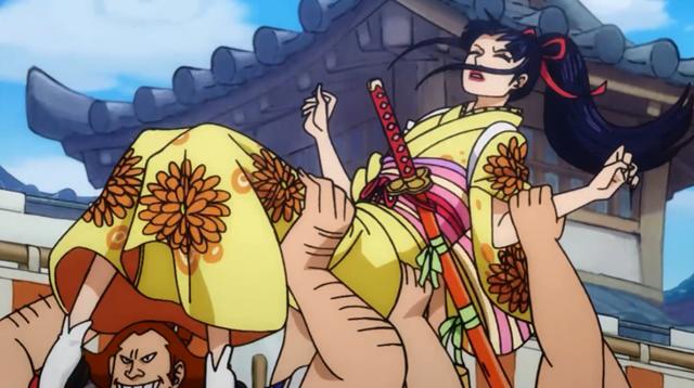 海贼王902路飞霸王色秒杀小兵小菊怒斩浦岛发髻初展实力