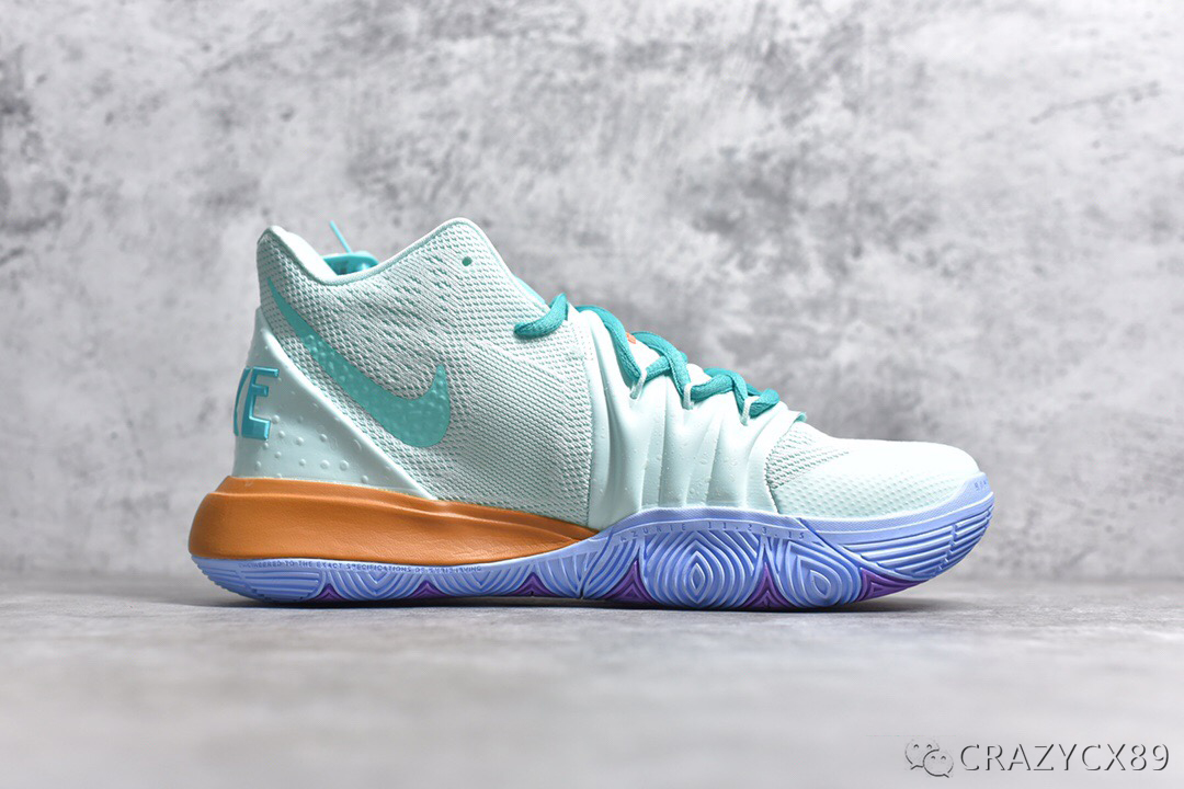欧文nike kyrie 5 sbsp ep 海绵宝宝动画之章鱼哥主题篮球鞋