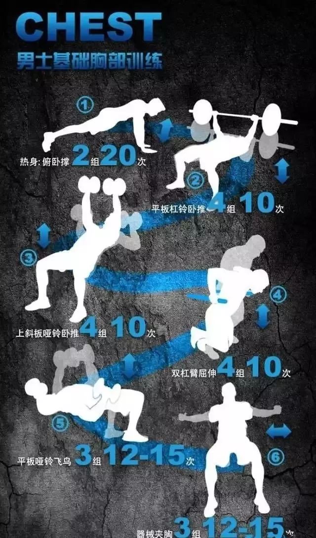 饱满胸肌锻炼方法