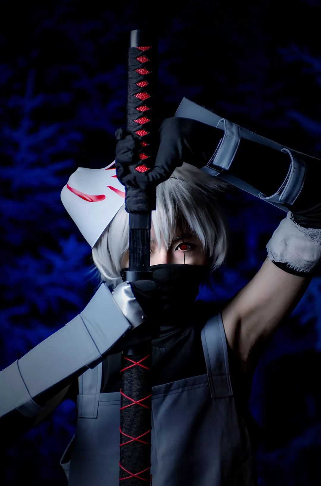 卡卡西生日贺旗木卡卡西cos正片欣赏