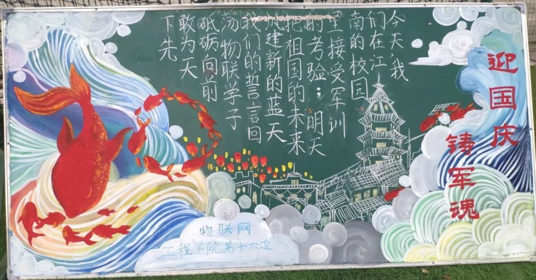 军训系列报道 | 宣传黑板报展示