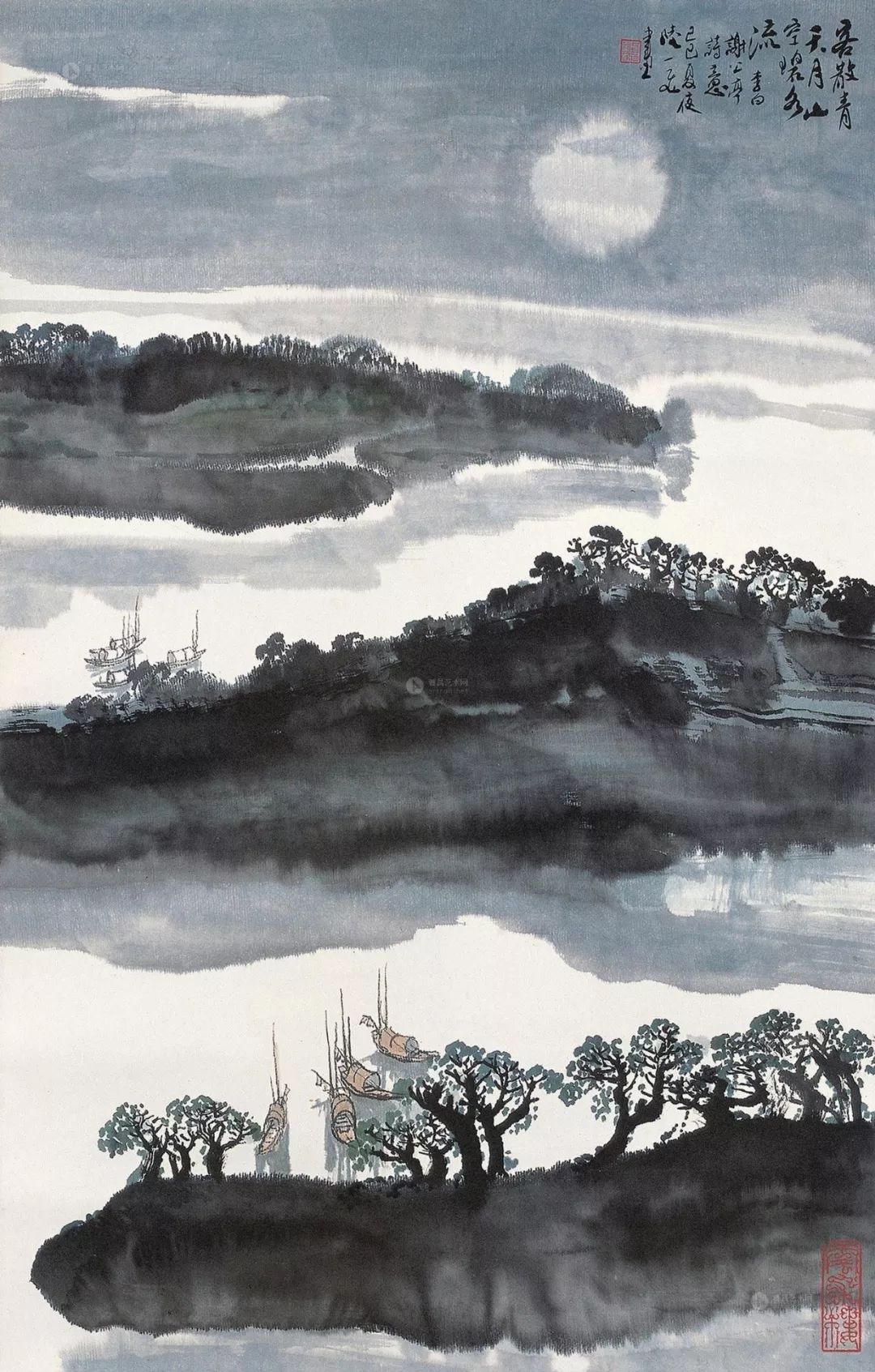 他的写生"源于生活"又"高于生活",观陆一飞先生的山水画,确定山山有