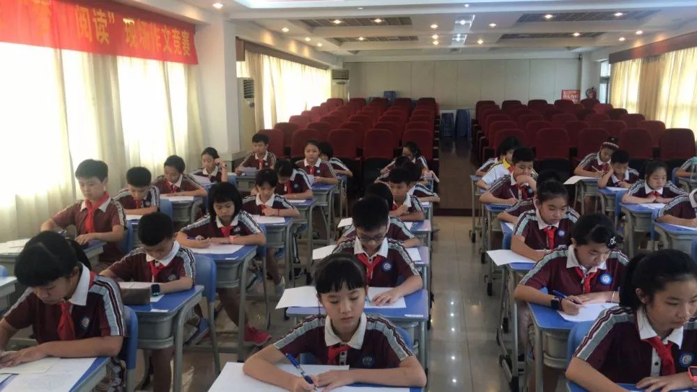 妙笔生花绘童梦2019年常平镇第一小学学生梦阅读现场作文竞赛