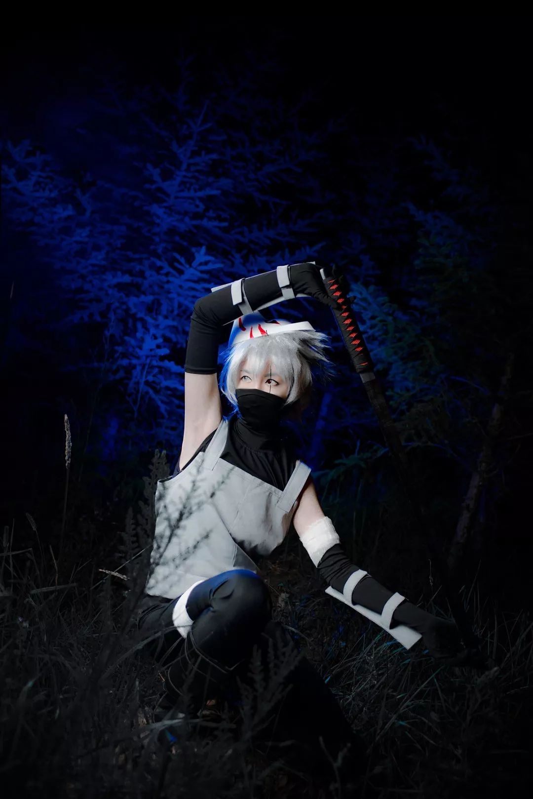 卡卡西生日贺旗木卡卡西cos正片欣赏