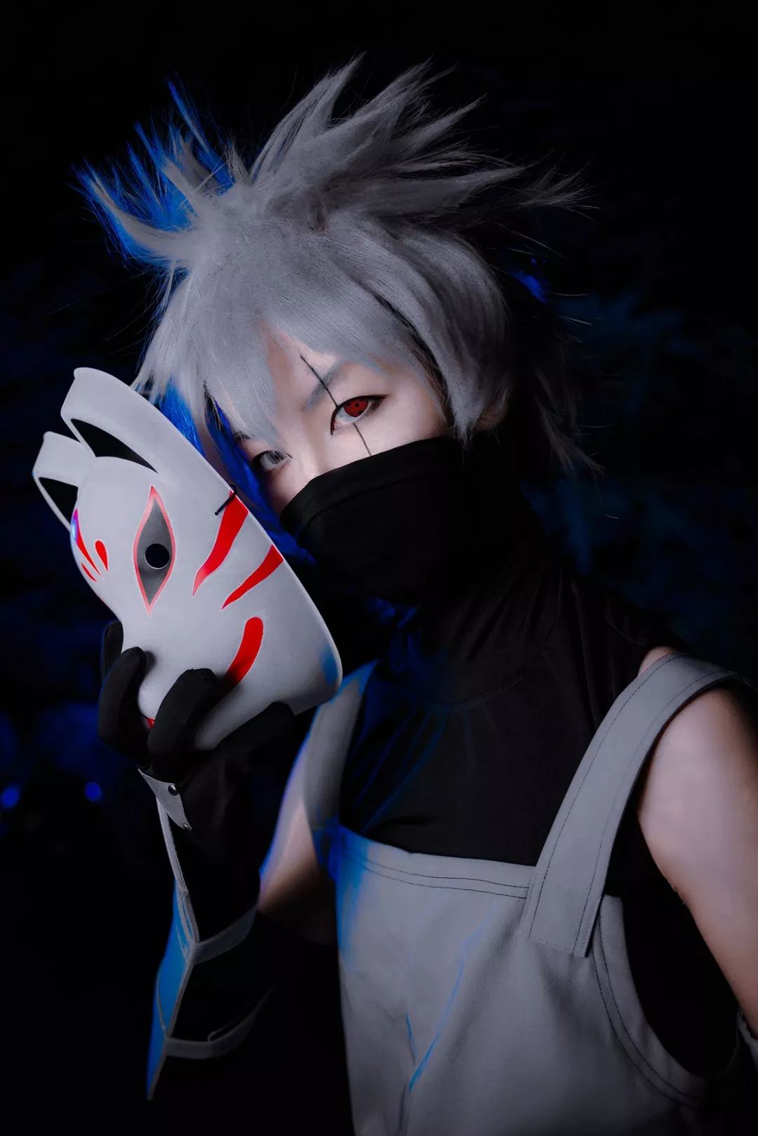 卡卡西生日贺旗木卡卡西cos正片欣赏