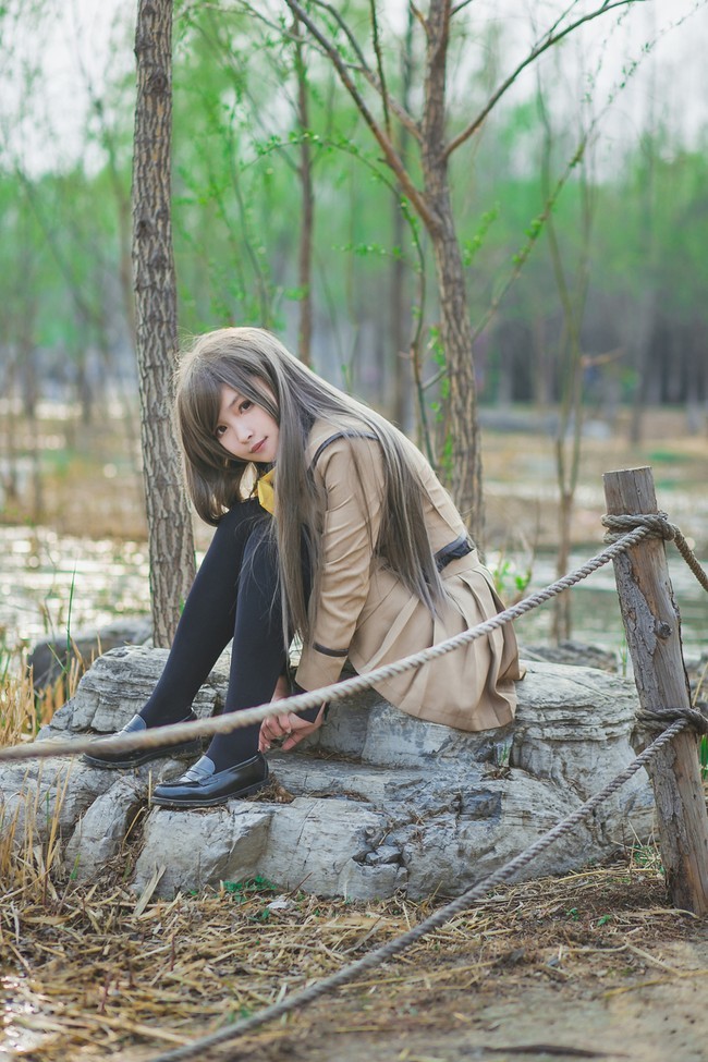 cos元气少女缘结神桃园奈奈生户外正片