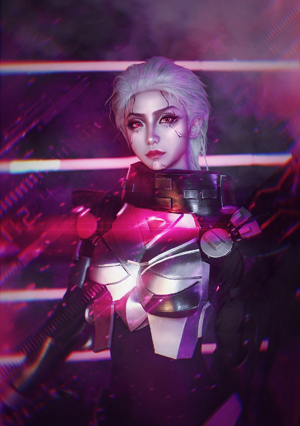 cos正片:英雄联盟——"源计划:火"菲奥娜,还原度是本人了