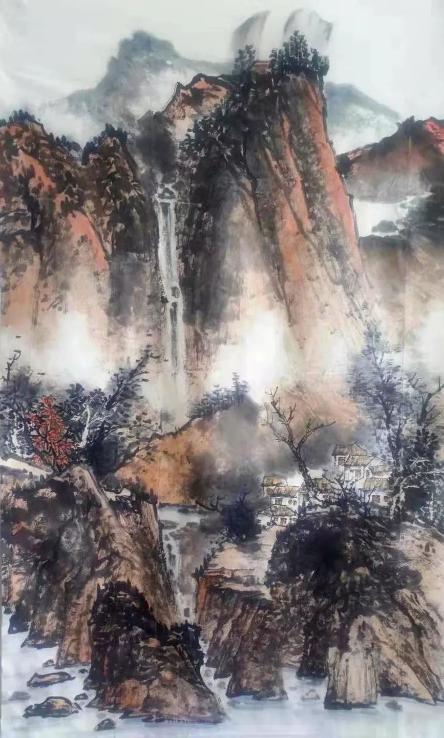 「艺术中国」——倪凤韵绘画作品赏析_山水