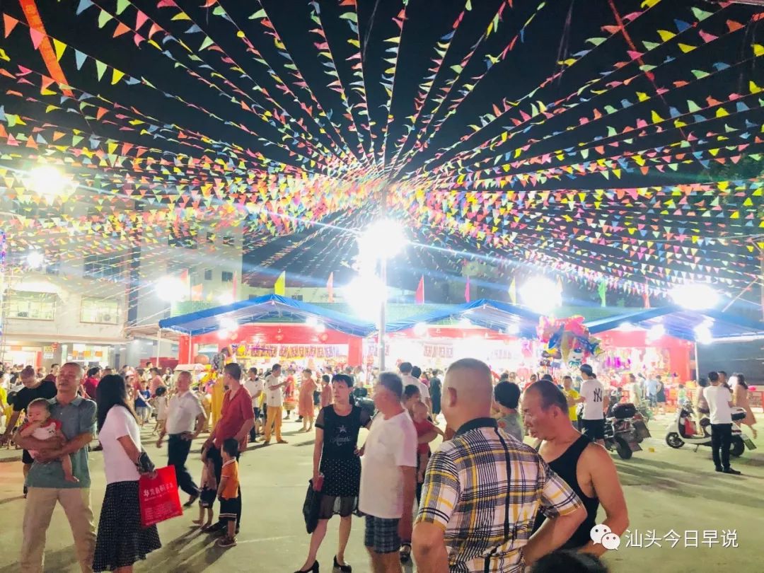 两英河浦乡恭迎圣母娘出游这些夜景灯饰你绝对第一次见过