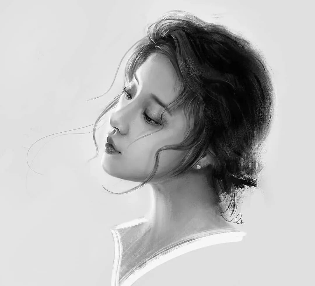 被赞最美画中人他笔下的女人光影塑造美好而传神