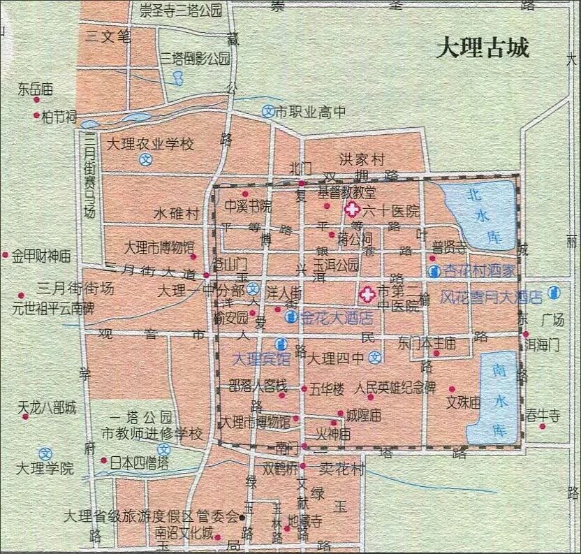 县),3自治县(漾濞彝族自治县,南涧彝族自治县,巍山彝族回族自治县)