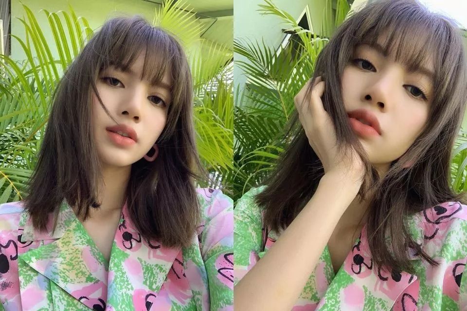 lisa超美的锁骨中长发解析不同的脸型修饰技巧也不同