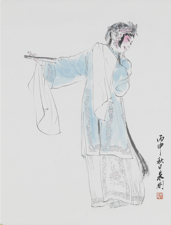 朱刚的水墨戏画在浑朴中显深厚在儒雅中觅洒脱