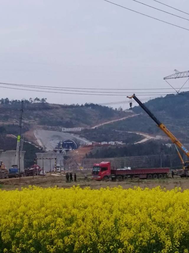 家乡变化正当时网友带你飞安九高铁宿松段施工工地一瞥