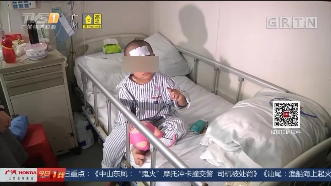 被家人带到广州求医,结果,医生在男童颅内取出头发,牙齿等异物,这些