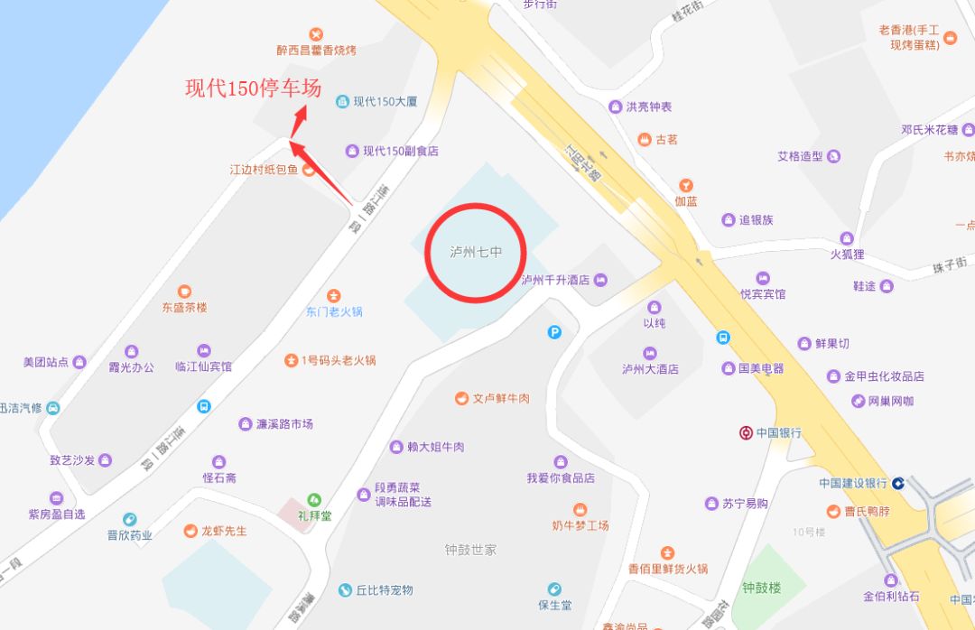 泸州江阳职高学校地图图片