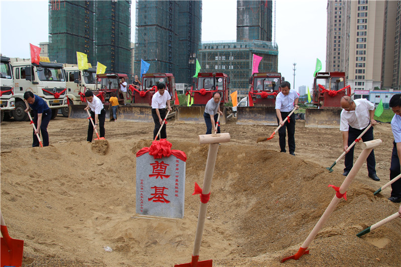 常德市第一中医医院异地新建项目今日破土开工