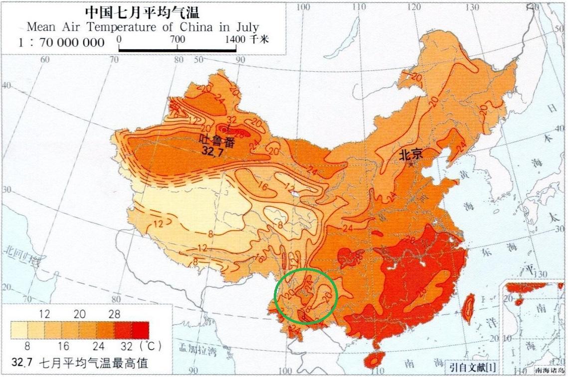 我国有没有气温特征表现为终年温和的城市