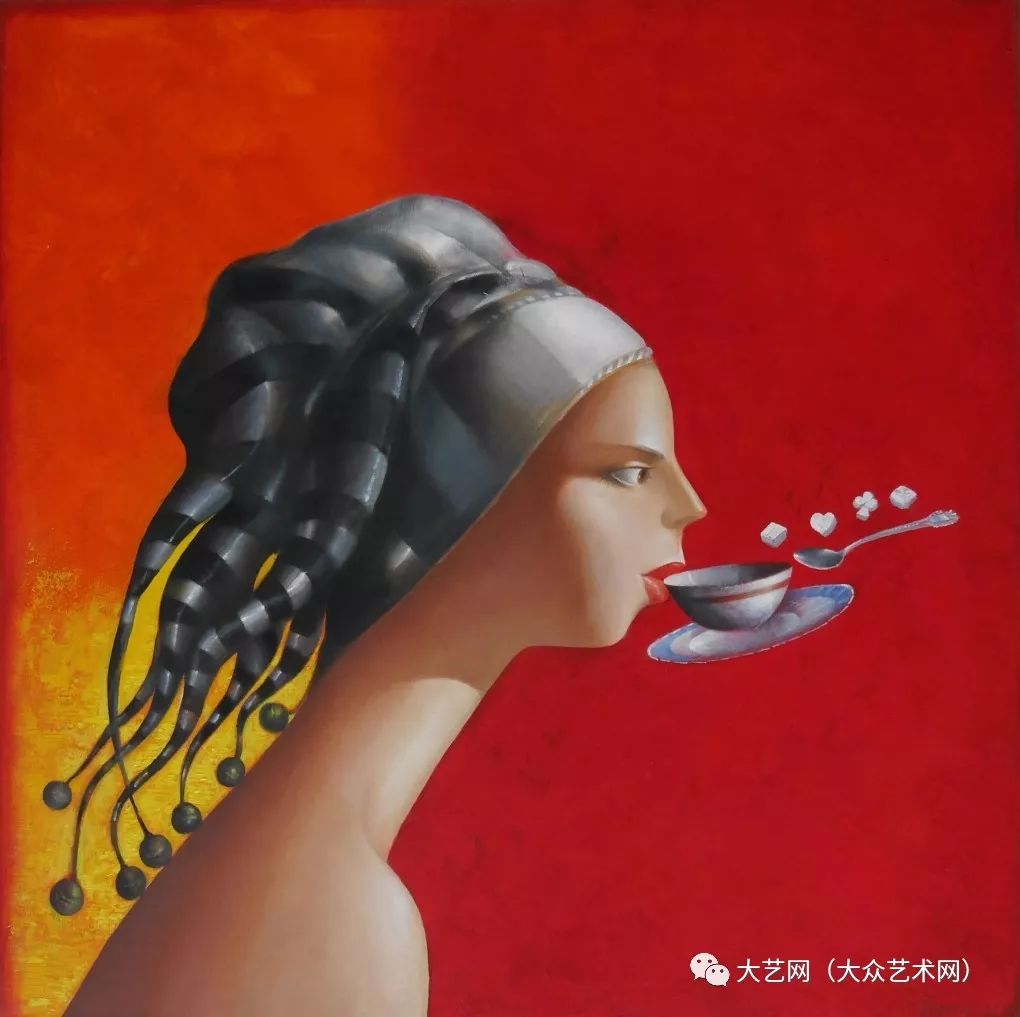 大众艺术网夸张和影射的象征超现实主义者保加利亚画家迪米特里沃伊诺