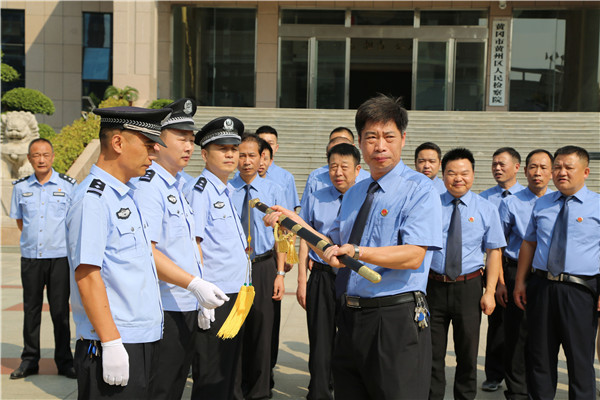 区检察院举行长安剑巡剑仪式