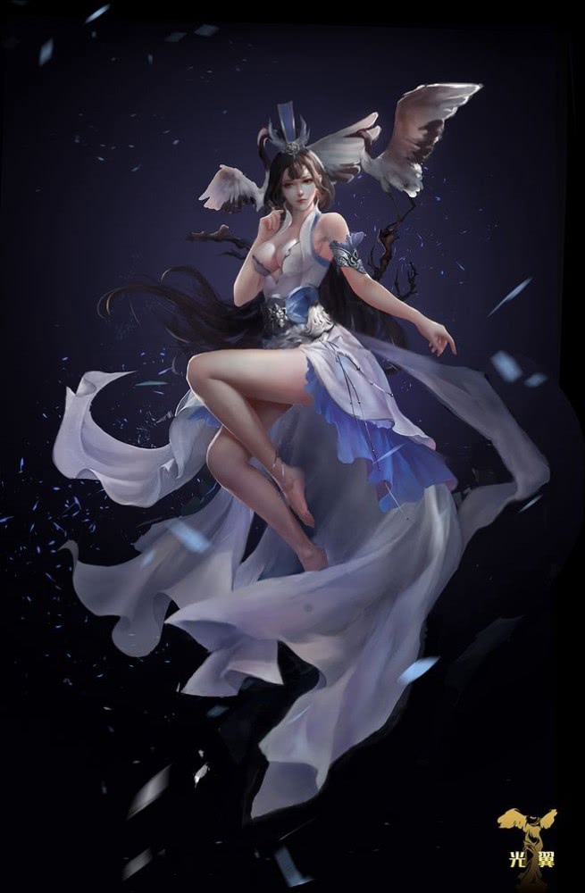 90后高清壁纸:游戏美女的炫酷招式