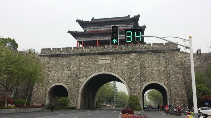 南京老城门图片