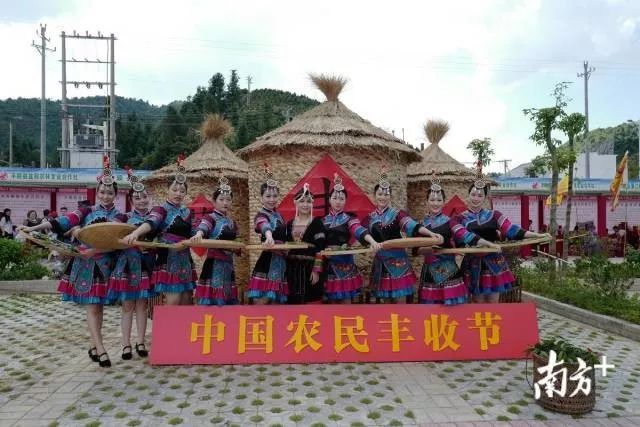 畲族茶乡迎中秋长桌宴上话丰收梅州畲族村花式庆祝中国农民丰收节