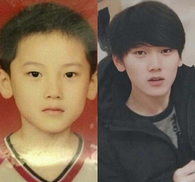 lol职业选手童年照曝光:faker从小就俊,厂长变化最大_小时候