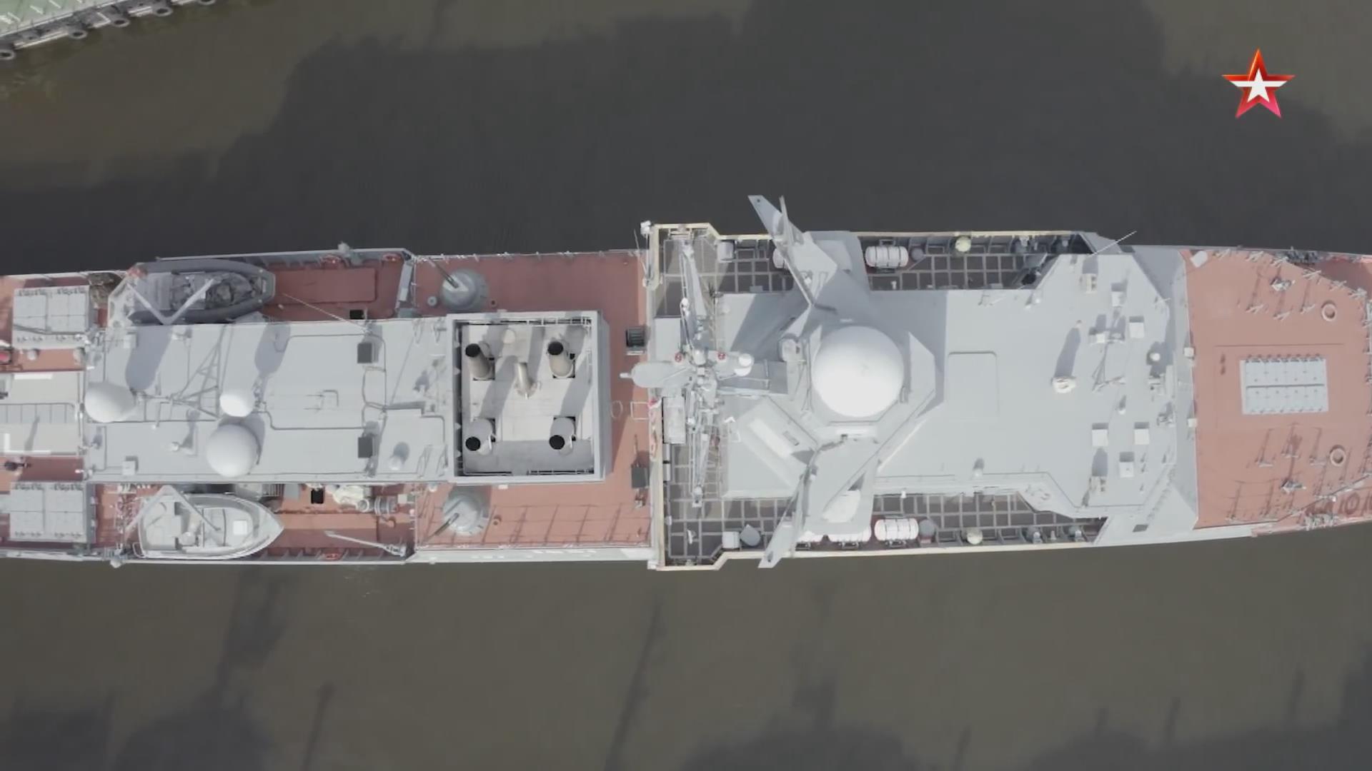 原创真大俄军罕见曝光舰载垂发系统尺寸堪比中国055052d舰
