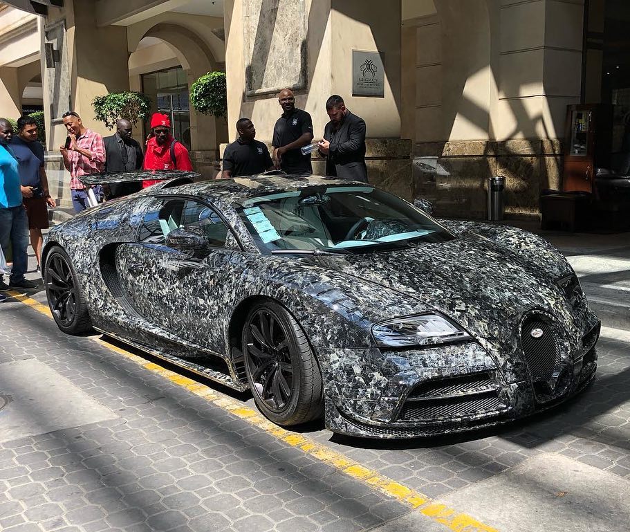 全球仅有一辆mansory打造布加迪威航vivere钻石版