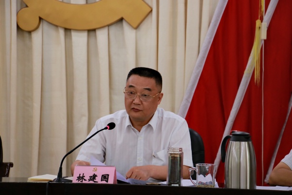 讲话,市委"不忘初心,牢记使命"主题教育第六巡回指导组组长林建国讲话