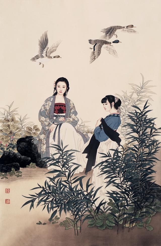 赵国经王美芳夫妇工笔仕女作品图选(画册)