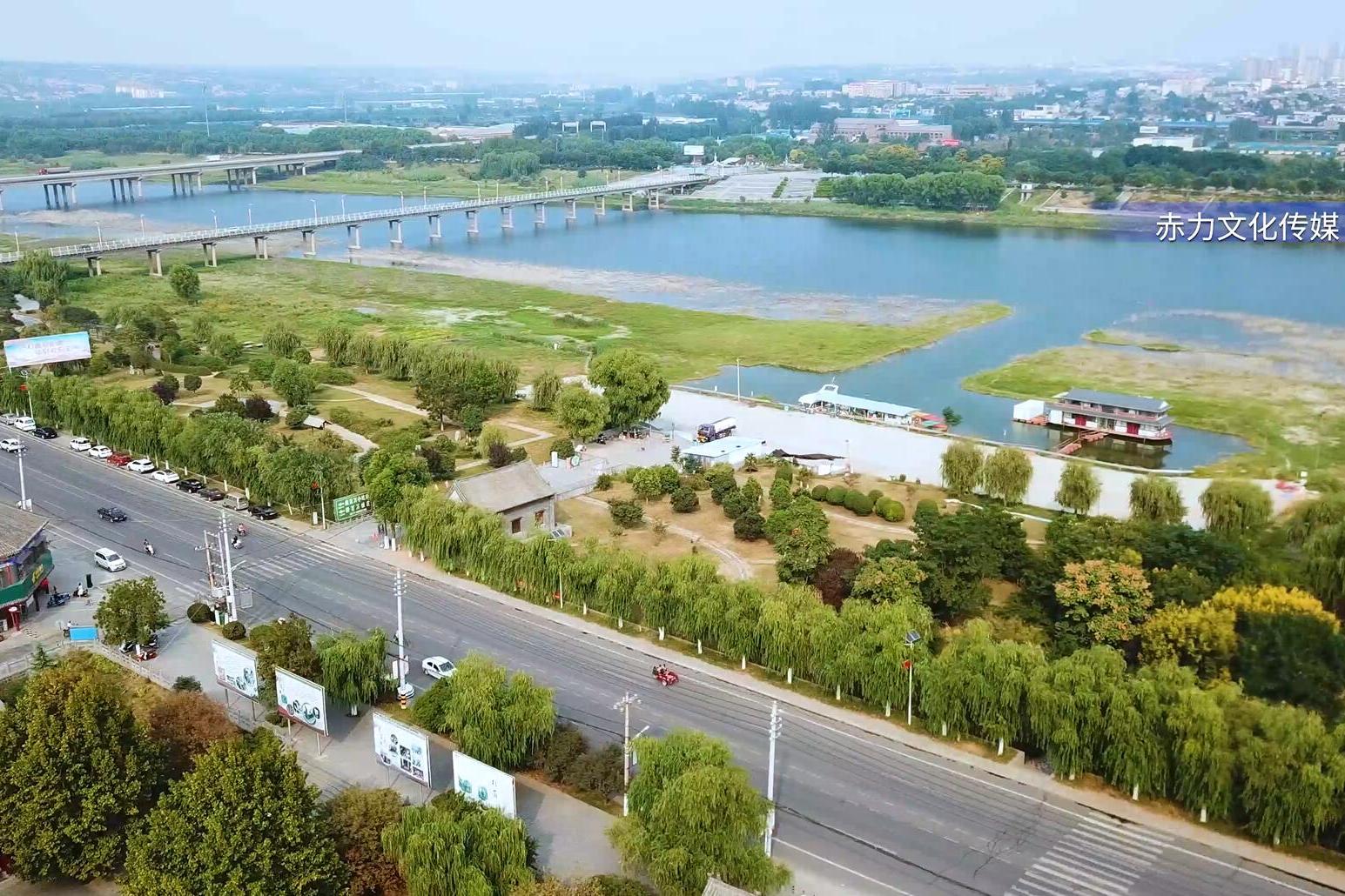 航拍河南巩义康百万庄园