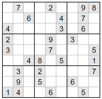 注:数独是一种源自 18 世纪末的瑞士数学家欧拉所创造的拉丁方块游戏.