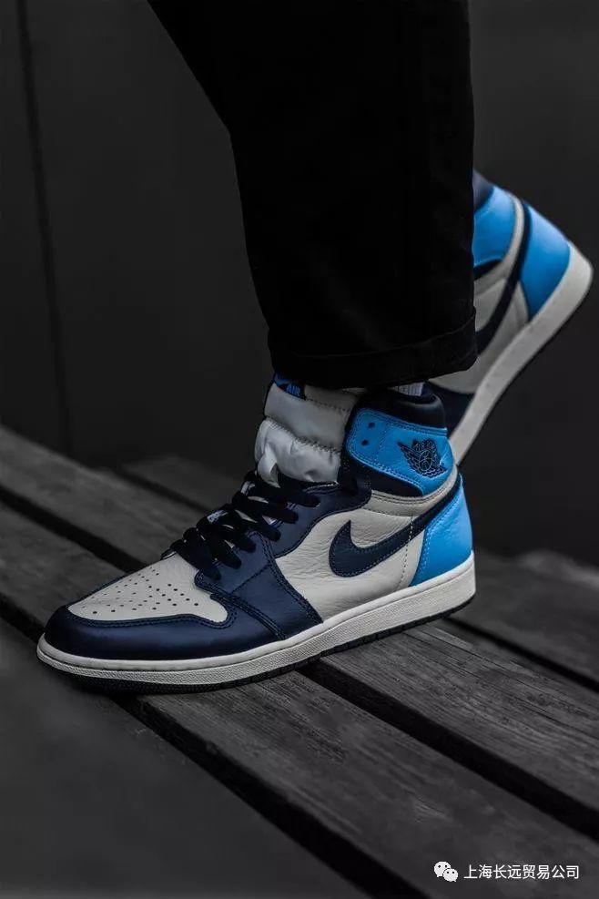 黑曜石aj1北卡蓝air jordan retro 1 high og