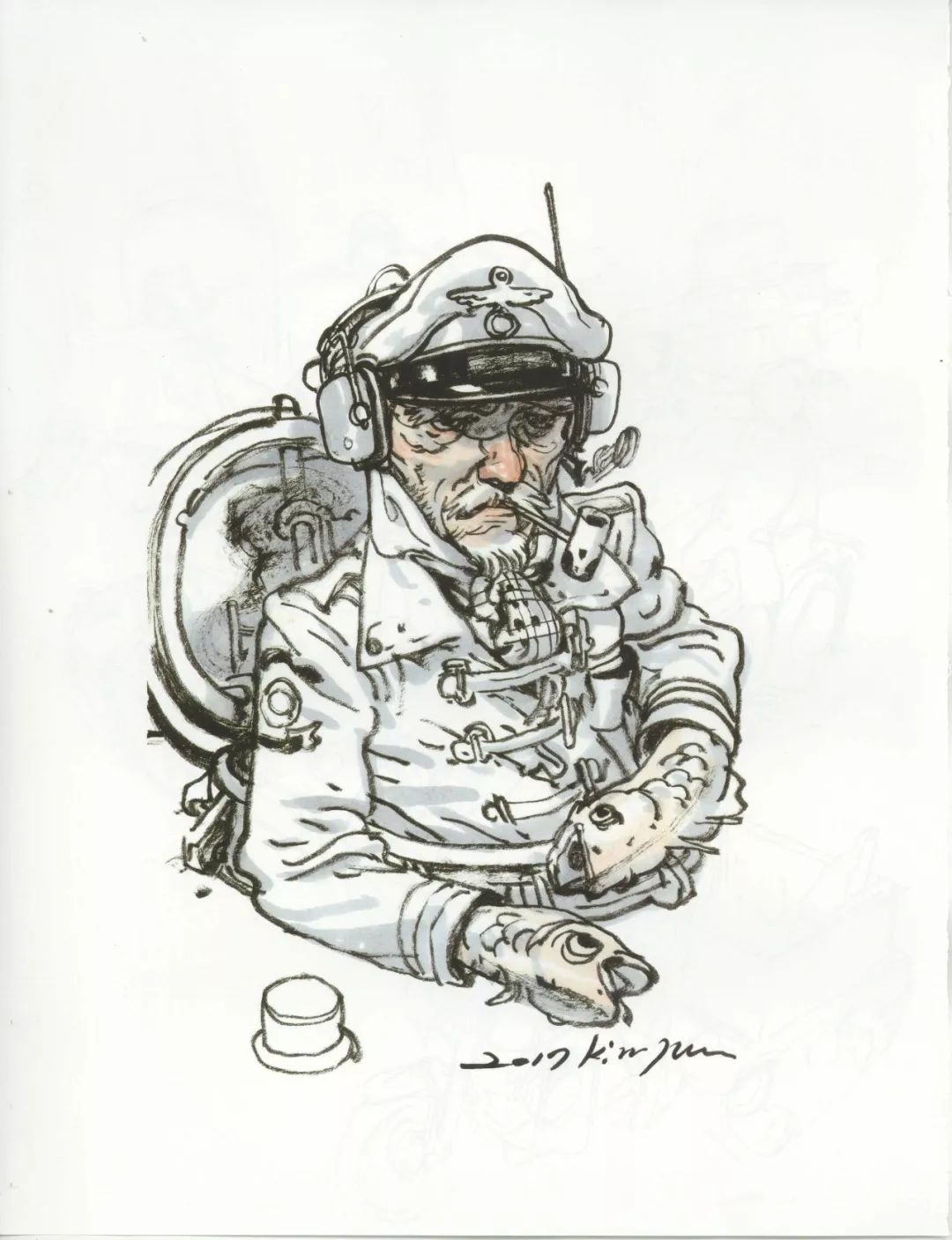 速写遇到瓶颈期必看99张金政基大神的速写最新作品