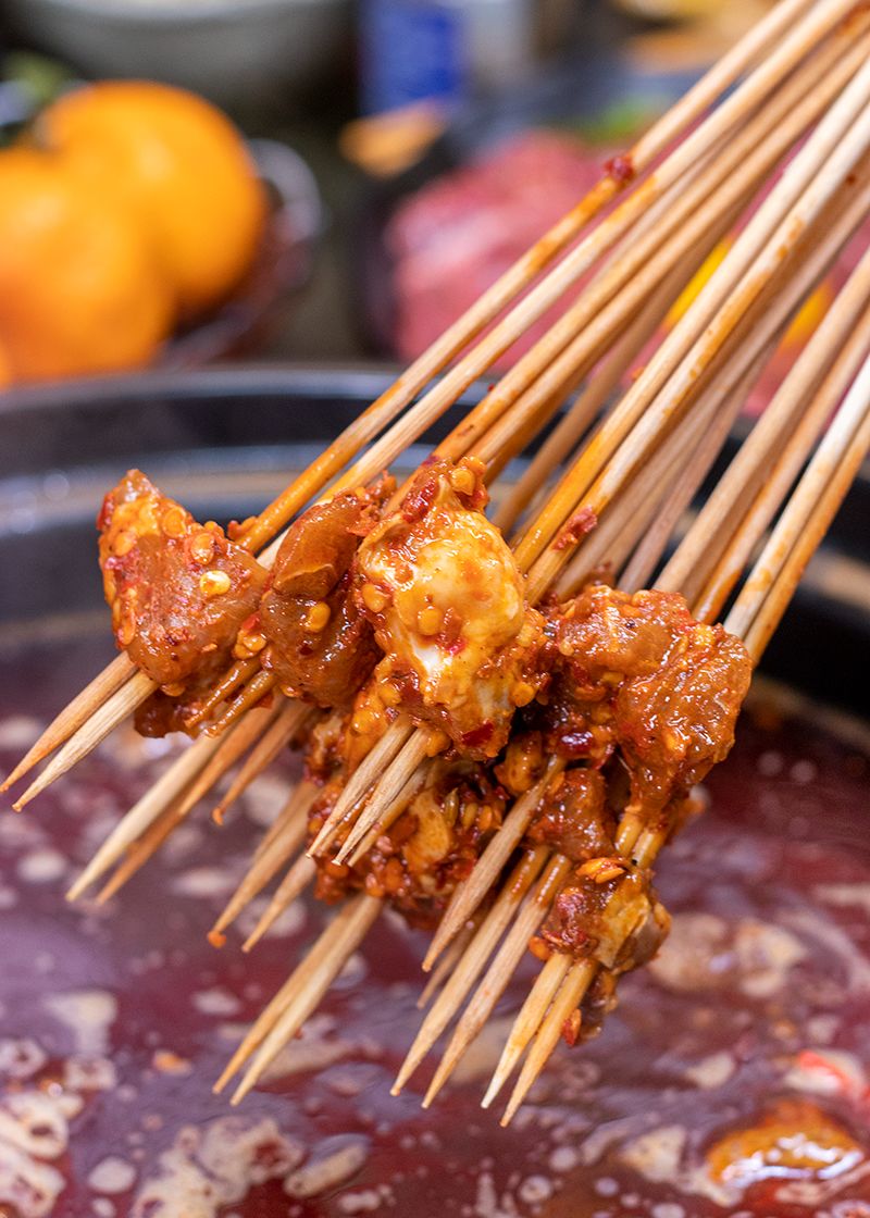 49元涮串串火爆青山街的耍川重磅升级啦串串配卤味好吃到做梦都笑醒