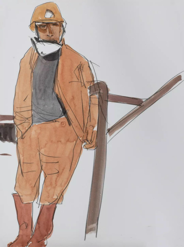 周刚速写是对形的理解方法