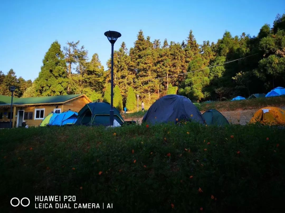 国庆露营102103北山小西湖露营亲子轻松登高金华第一峰1314避开人流