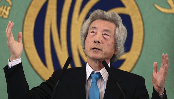 小泉纯一郎谈儿子初入阁希望他能让日本零核电