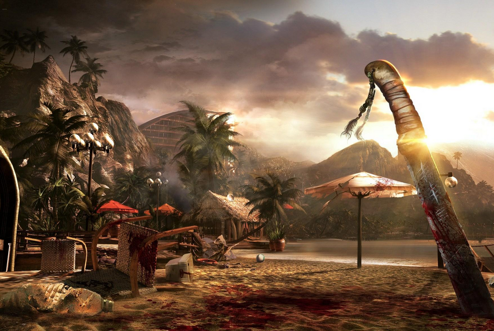 《死亡岛》是一款结合了动作要素在内的射击类游戏,游戏的发生地点是