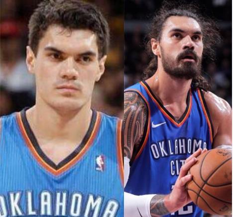 原创进nba样貌变化最大的球星:哈登胡子值1亿,亚当斯帅哥变大叔