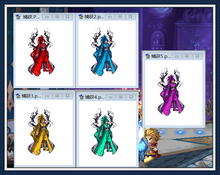 原创dnf924天空套能染色部分职业效果展示外观站街很帅气