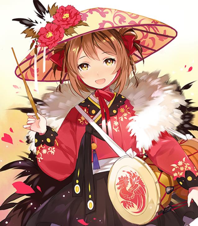 原创二次元和风美图华丽少女系列动感迷人俏皮可爱的漂亮女生