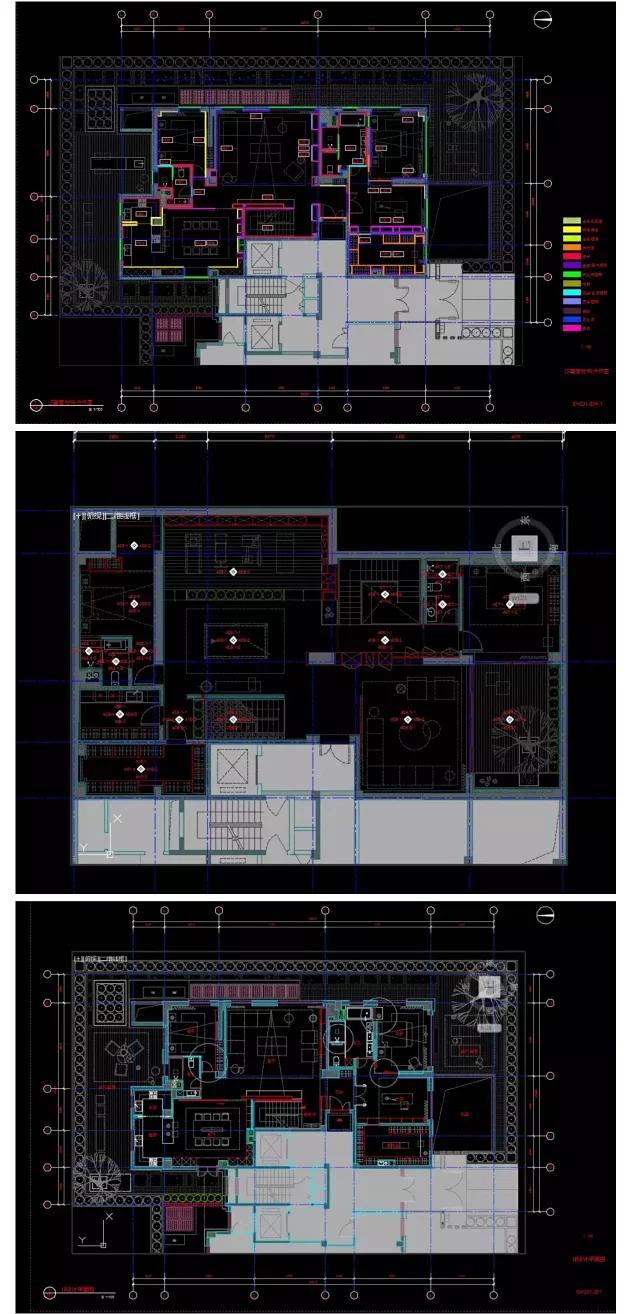 《室內空間高端cad施工圖臻品合輯》2019年最新臻品施工圖_設計