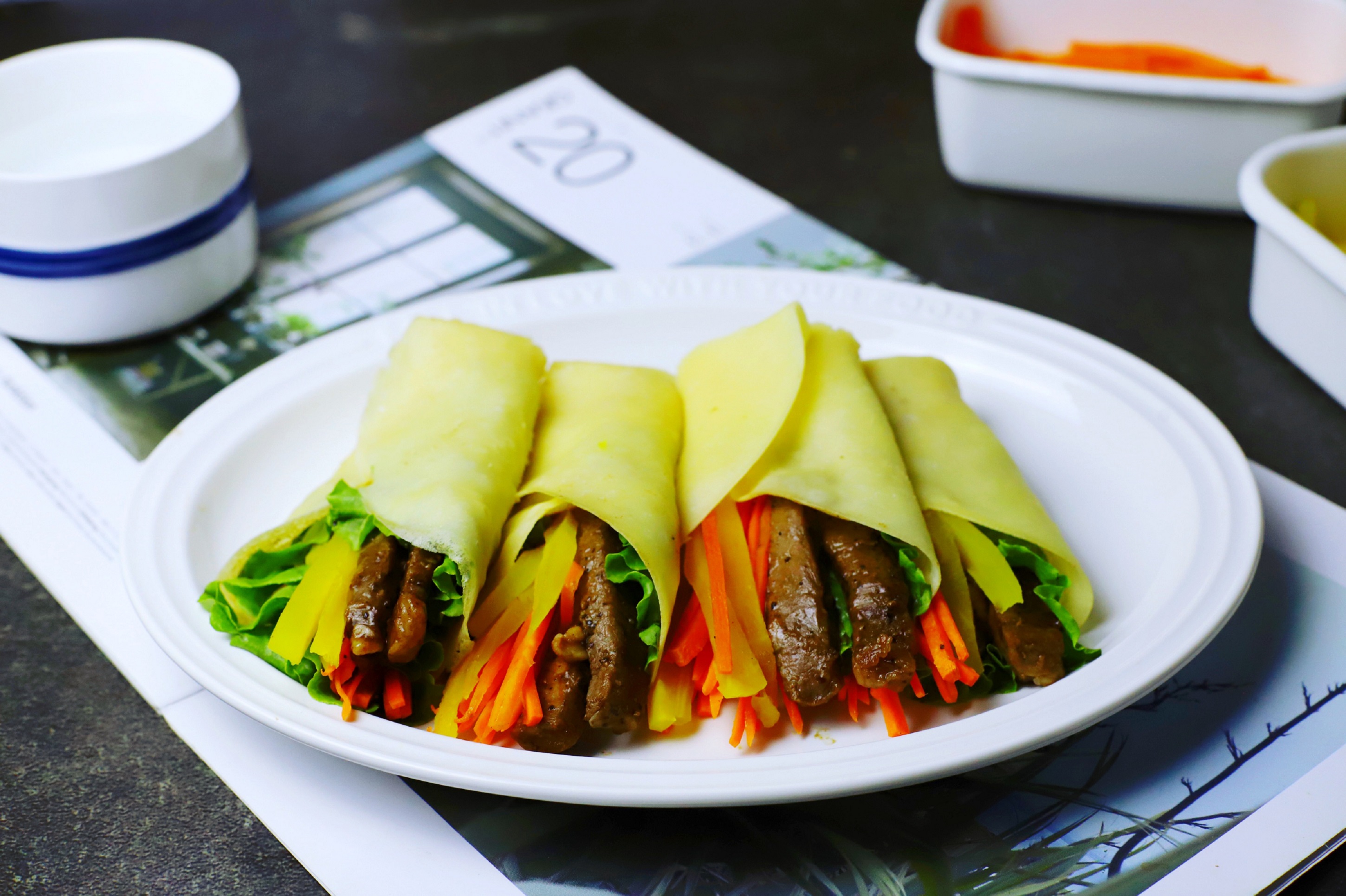 教你做懒人版黑椒牛肉卷饼,不发面,不烫面,柔软劲道又好吃