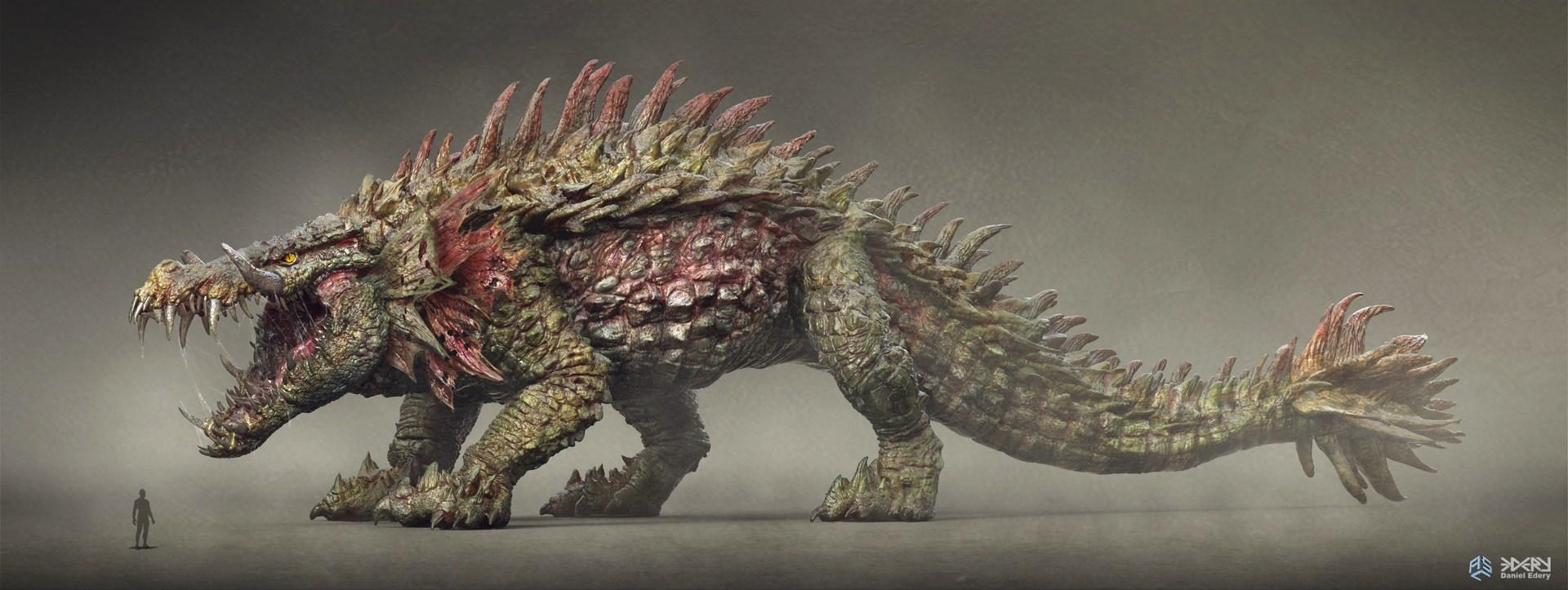 影史5大鳄鱼体型对比最长60多米比初代哥斯拉都长