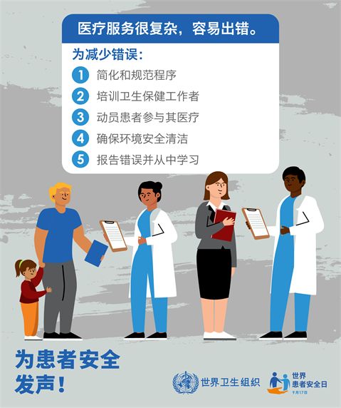 首届世界患者安全日——为患者安全发声!_医疗
