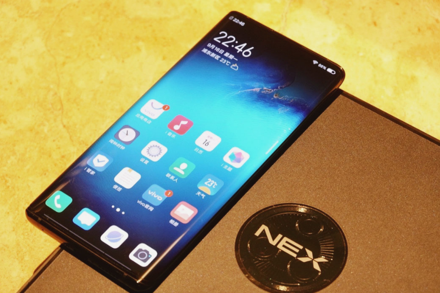 vivo nex3发售,瀑布屏你喜欢吗?_屏幕